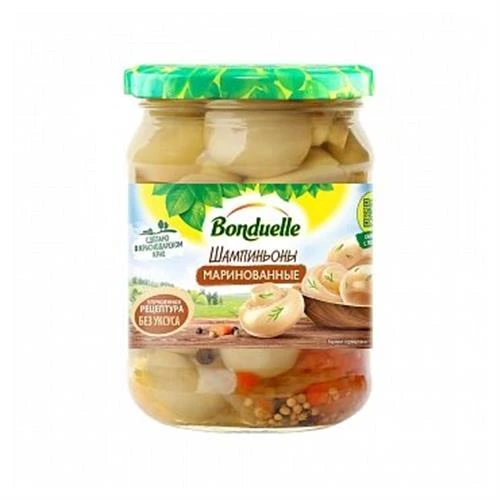 Шампиньоны Bonduelle целые маринованные