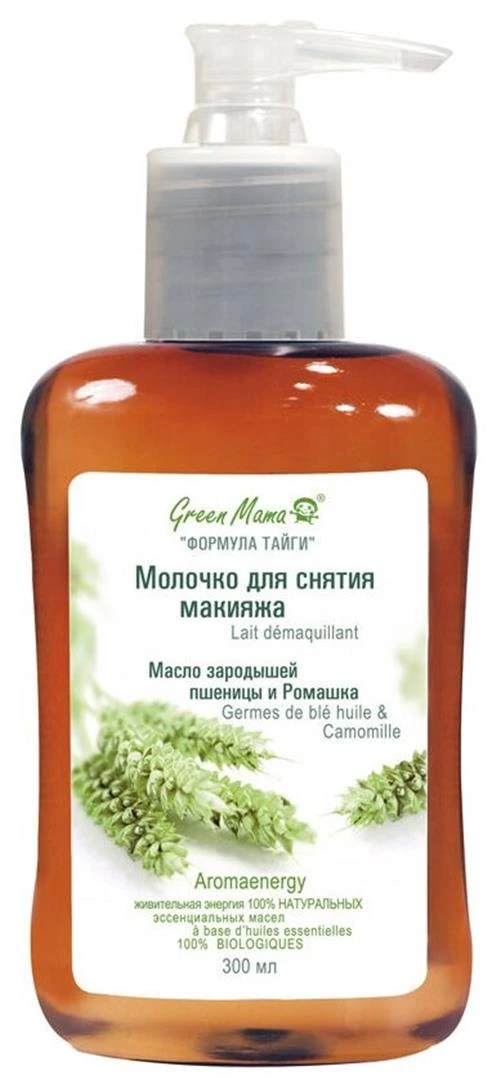 Green Mama молочко для снятия макияжа Масло зародышей пшеницы и ромашка