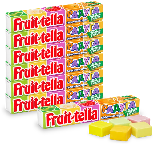 Fruittella Жевательные конфеты Радуга