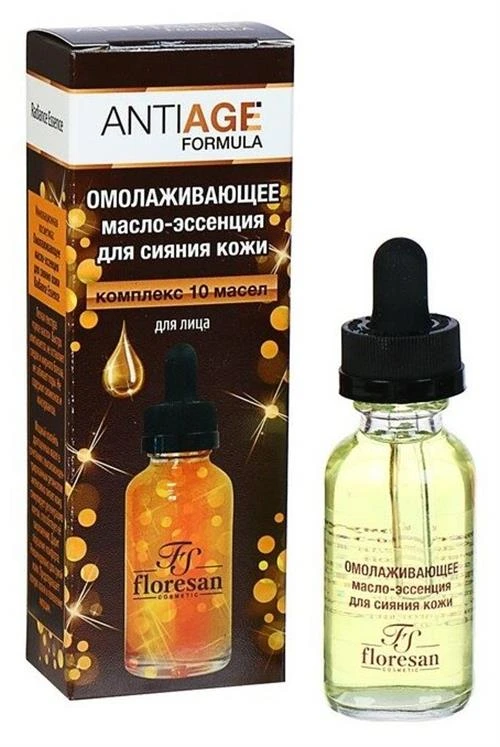 Floresan Radiance Essence Омолаживающее масло-эссенция для сияния кожи лица