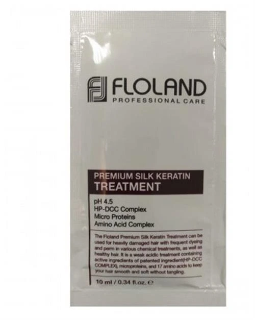 Floland Маска-бальзам для волос восстанавливающая с кератином Premium Silk Keratin Treatment