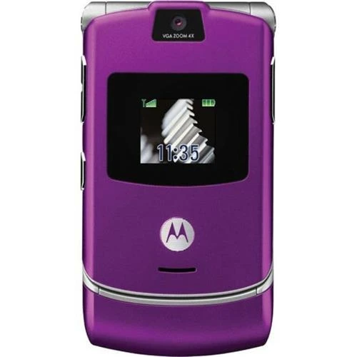 Телефон Motorola RAZR V3, 1 SIM, фиолетовый