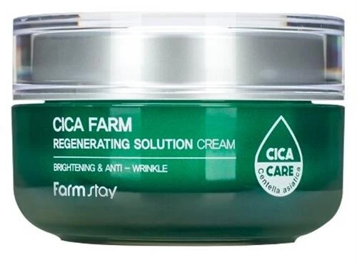 Farmstay Cica Farm Regenerating Solution Cream Крем восстанавливающий для лица с центеллой азиатской