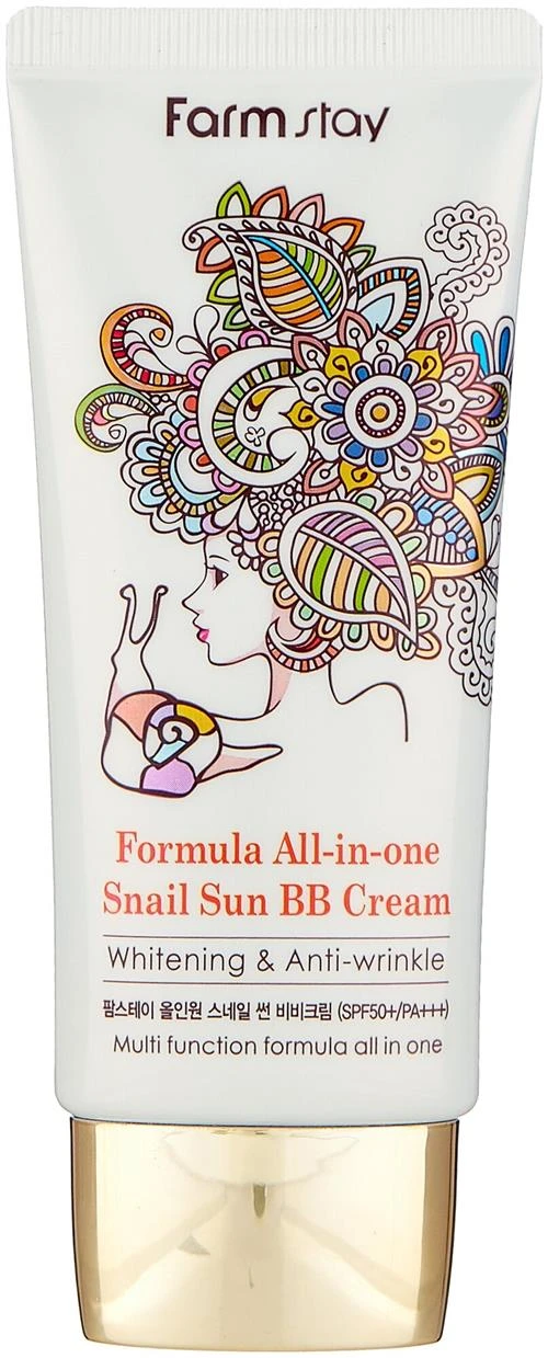 Farmstay BB крем Snail Sun Formula All In One, SPF 50