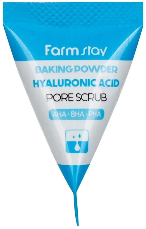 Farmstay скраб для лица Baking Powder Hyaluronic Acid Pore Scrub