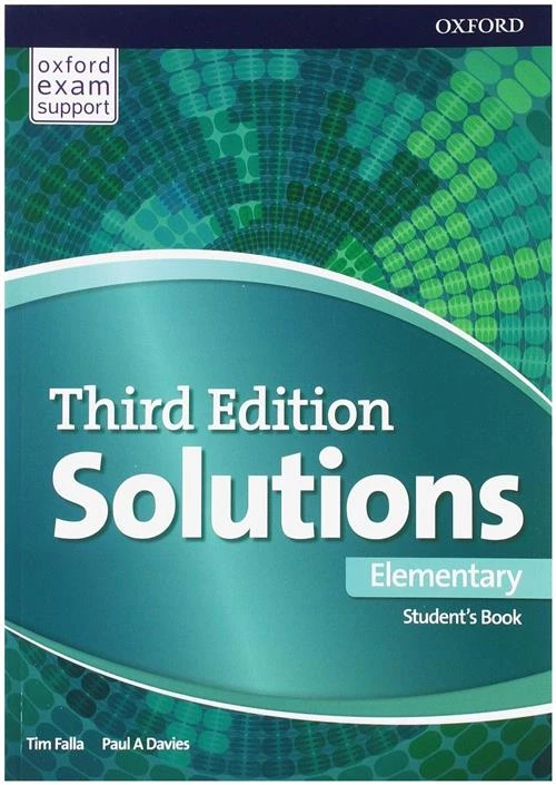 Falla T., Davies P. "Solutions. Third edition. Elementary. Student