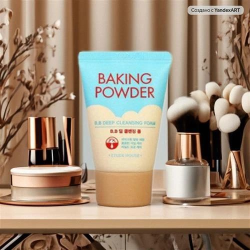 Etude пенка для глубокого очищения пор Baking Powder Pore Cleansing Foam