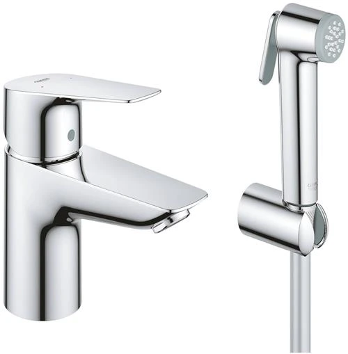 Смеситель с гигиеническим душем Grohe BauEdge 23757001,