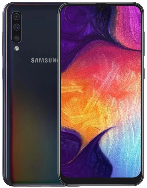 Смартфон Samsung Galaxy A50 4/64 ГБ, 2 SIM, черный