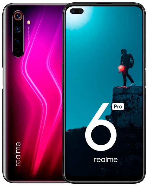 Смартфон realme 6 Pro 8/128 ГБ Global, Dual nano SIM, красная молния