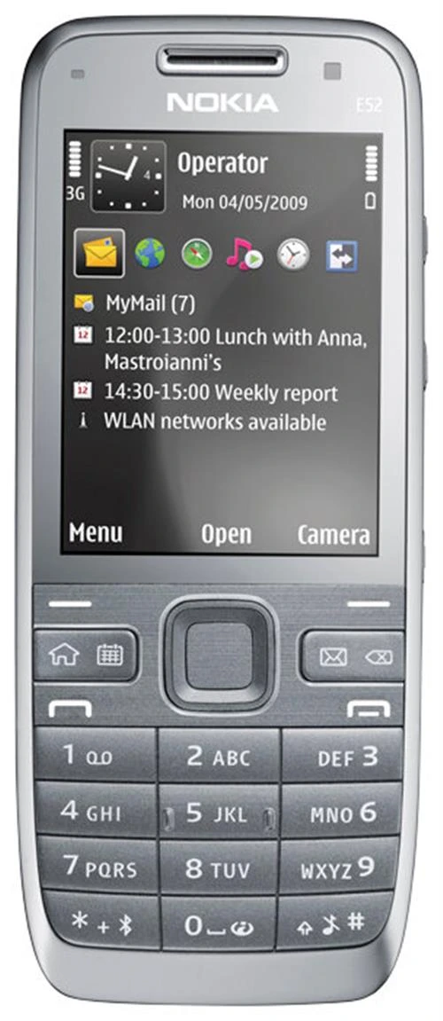 Смартфон Nokia E52, 1 SIM, серый