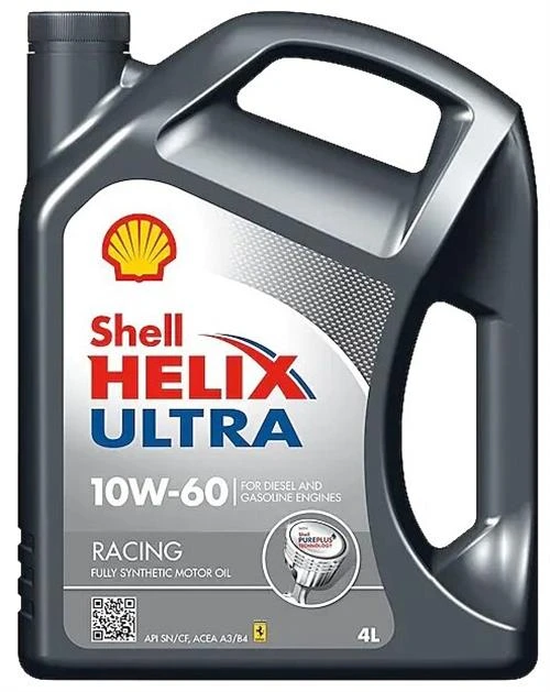 Синтетическое моторное масло SHELL Helix Ultra Racing 10W-60