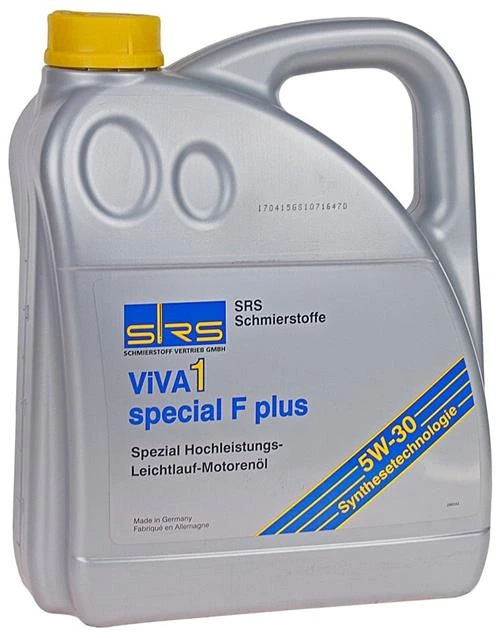 Синтетическое моторное масло SRS ViVA 1 Special F plus 5W30