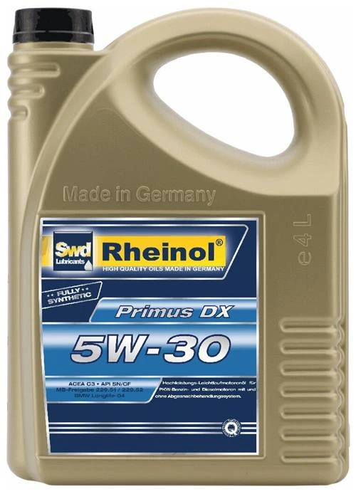 Синтетическое моторное масло Rheinol Primus DX 5W-30