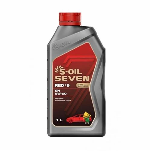 Синтетическое моторное масло S-OIL SEVEN RED#9 SN 5W-50