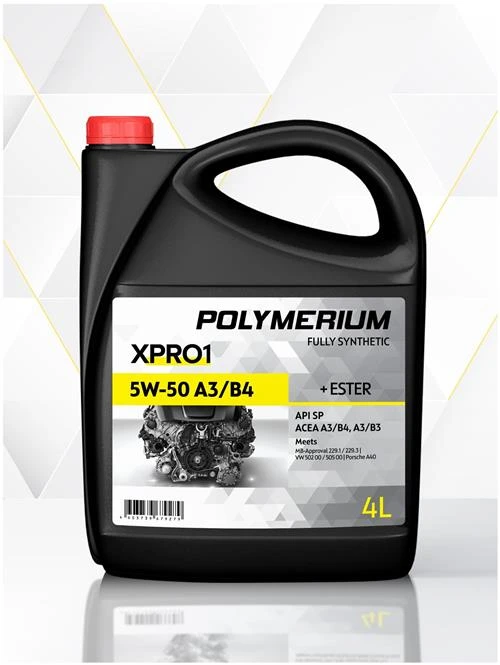 Синтетическое моторное масло Polymerium XPRO1 5W-50 A3/B4