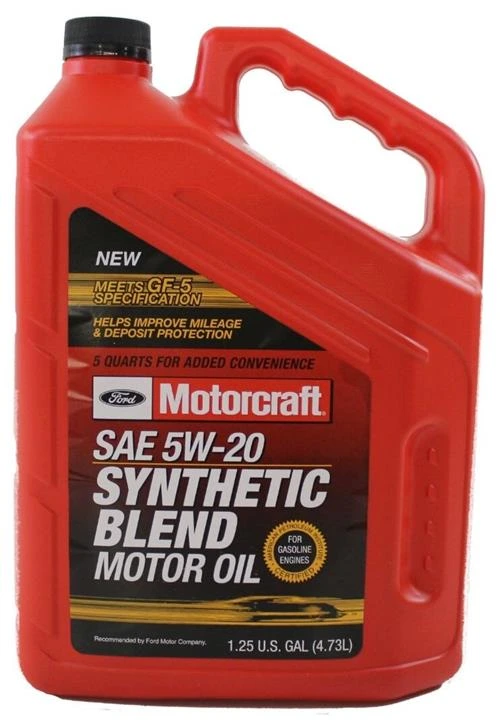 Синтетическое моторное масло Motorcraft SAE 5W20 Synthetic Blend