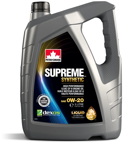 Синтетическое моторное масло Petro-Canada Supreme Synthetic 0W-20