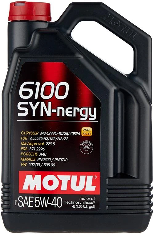 Синтетическое моторное масло Motul 6100 SYN-nergy 5W-40