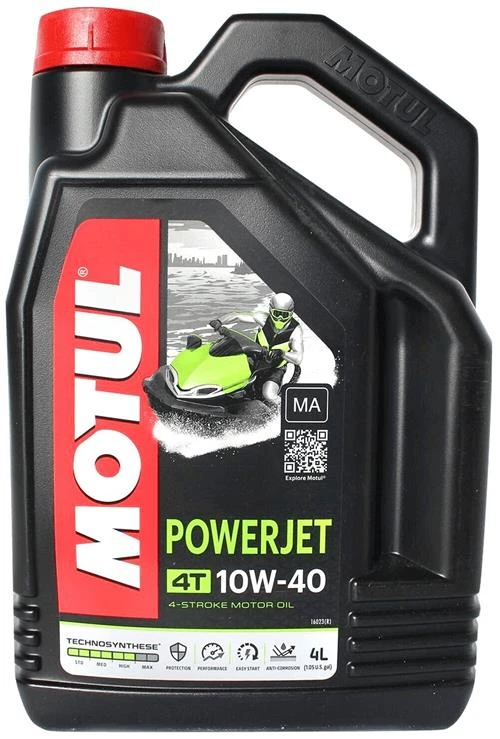 Синтетическое моторное масло Motul PowerJet 4T 10W40