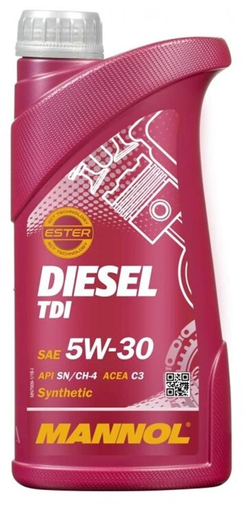 Синтетическое моторное масло Mannol Diesel TDI 5W-30