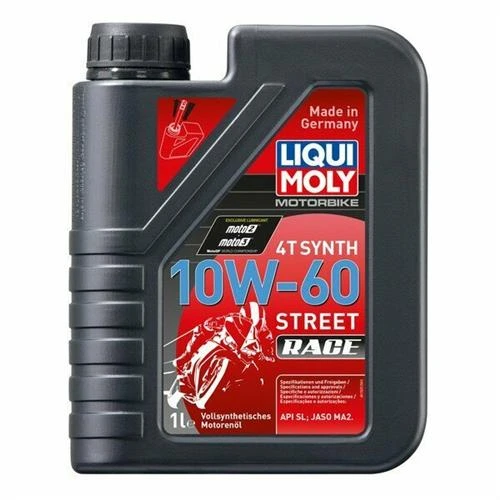 Синтетическое моторное масло LIQUI MOLY Motorbike 4T Synth 10W-60 Street Race