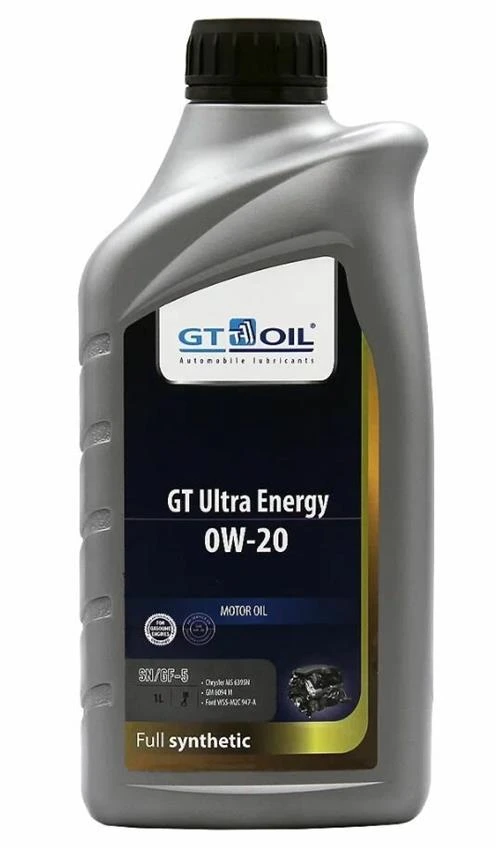 Синтетическое моторное масло GT OIL GT Ultra Energy 0W-20