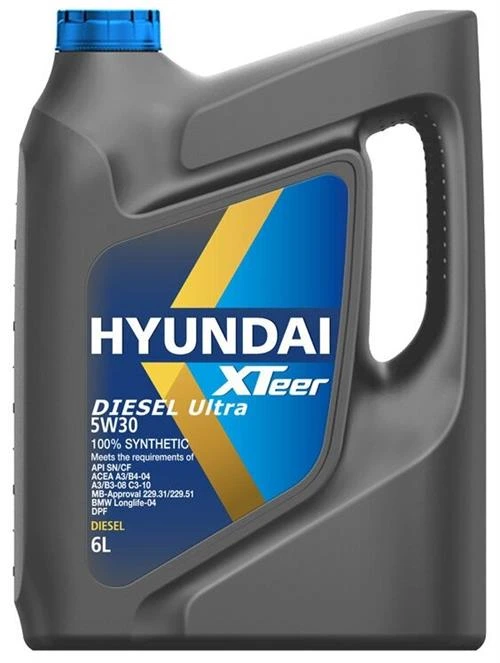 Синтетическое моторное масло HYUNDAI XTeer Diesel Ultra 5W-30