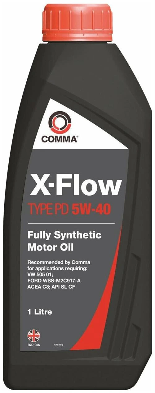 Синтетическое моторное масло Comma X-Flow Type PD 5W-40