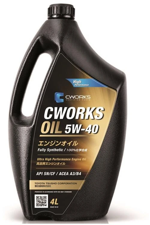 Синтетическое моторное масло CWORKS 5W-40 A3/B4