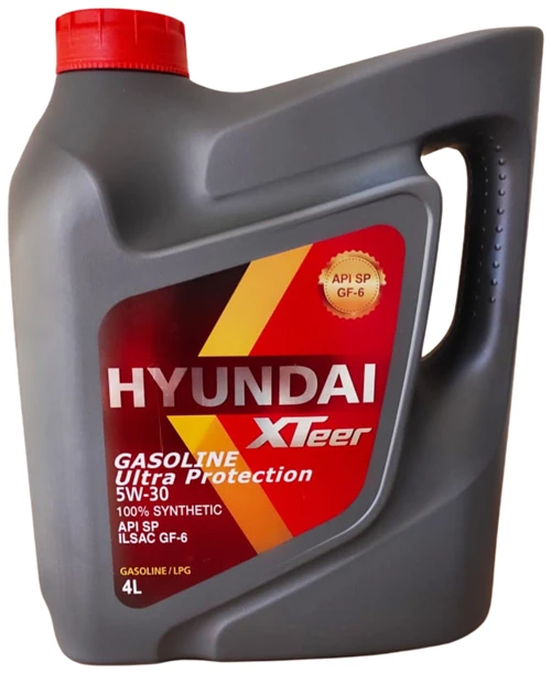 Синтетическое моторное масло HYUNDAI XTeer Gasoline Ultra Protection 5W-30