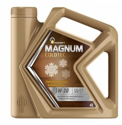 Синтетическое моторное масло Роснефть Magnum Coldtec 5W-30