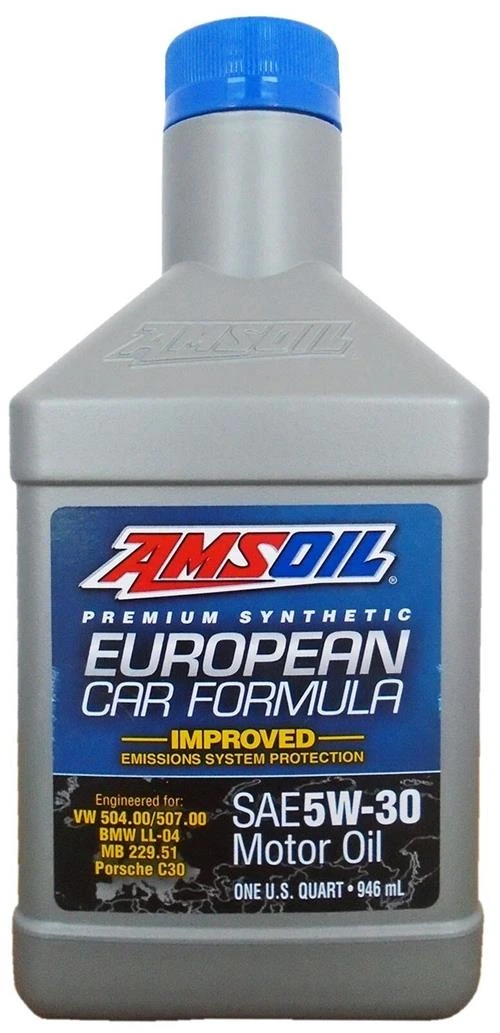 Синтетическое моторное масло AMSOIL European Car Formula Improved ESP Synthetic Motor Oil 5W-30