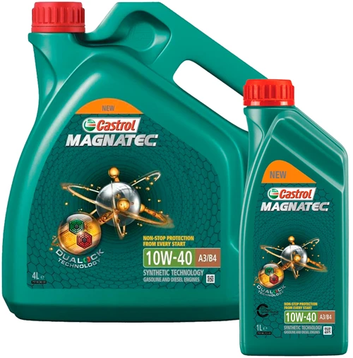 Синтетическое моторное масло Castrol Magnatec 10W-40 А3/В4 DUALOCK