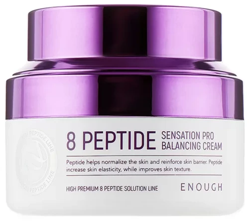 Enough 8 Peptide Sensation Pro Balancing Cream Крем для лица с пептидным комплексом