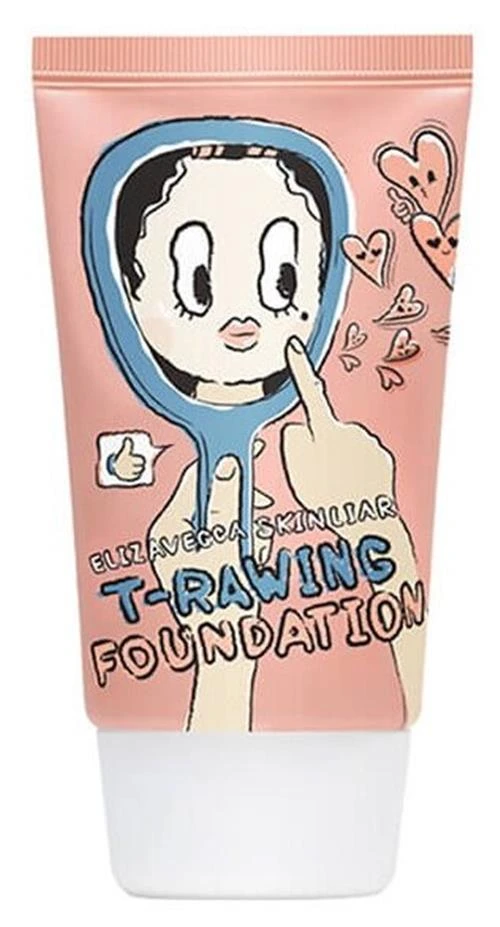 Elizavecca Тональный крем Skin Liar T-Rawing Foundation, SPF 50