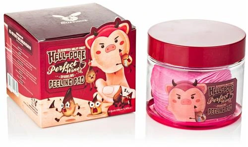 Elizavecca - Пилинг-пэды Milky Piggy Hell-Pore Perfect Wine Sparkling peeling Pad