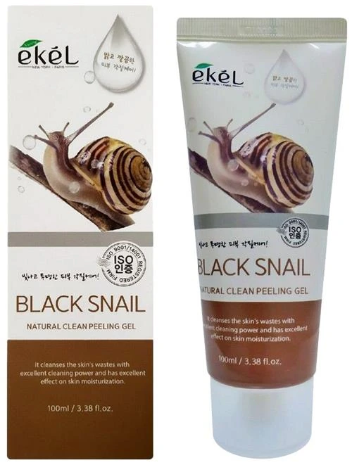 Ekel Пилинг-скатка Natural Clean Peeling Gel Black Snail с экстрактом черной улитки