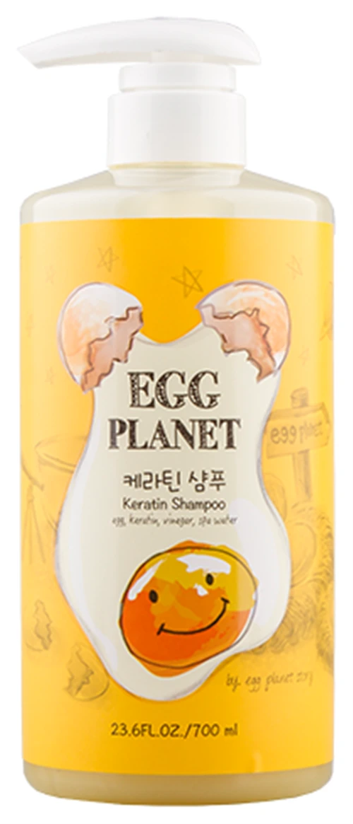 Egg Planet шампунь Keratin с кератином для поврежденных волос