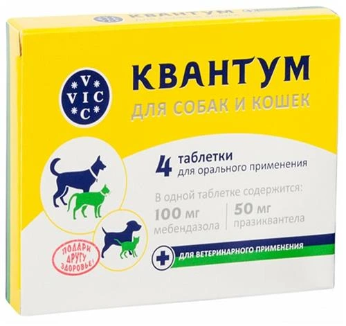 Doctor VIC Квантум таблетки для кошек и собак