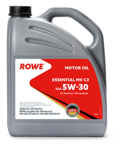 Полусинтетическое моторное масло ROWE Essential SAE 5W-30 MS-C3