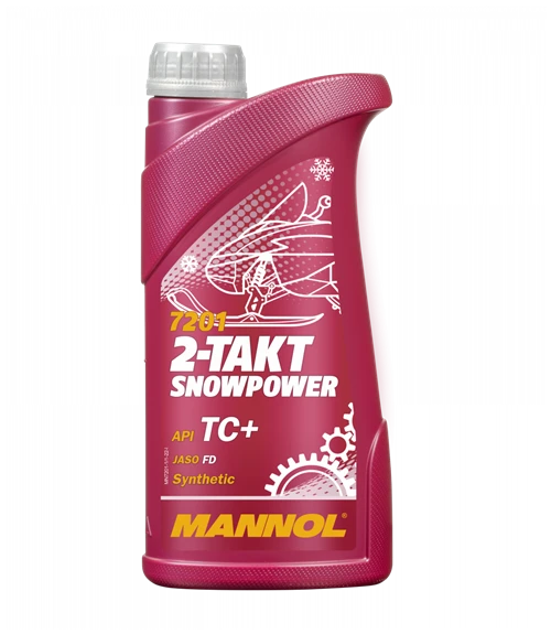 Полусинтетическое моторное масло Mannol 2-Takt Snowpower