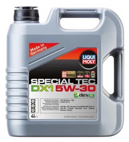 Полусинтетическое моторное масло LIQUI MOLY Special Tec DX1 5W-30