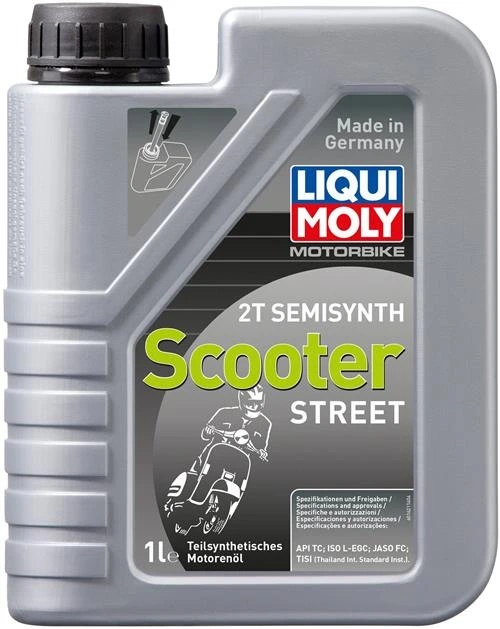 Полусинтетическое моторное масло LIQUI MOLY Motorbike 2T Semisynth Scooter Street