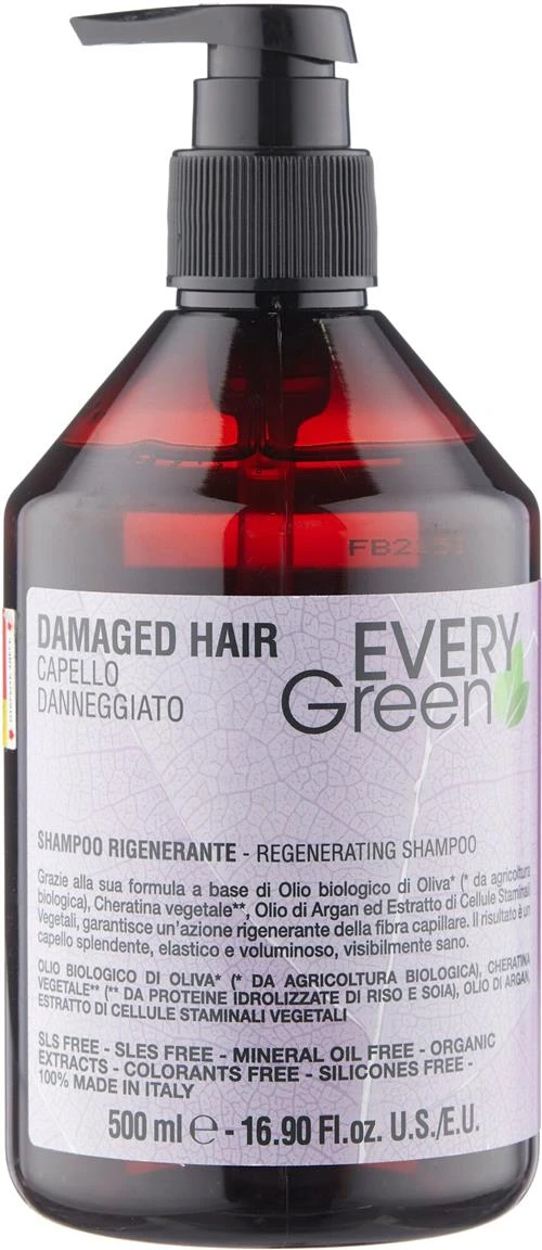 Dikson шампунь EveryGreen Damaged Hair Rigenerante