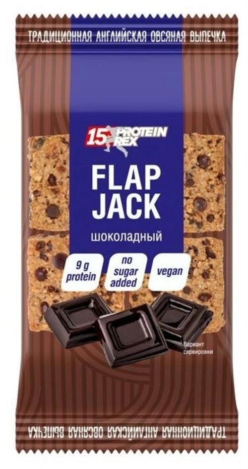 Печенье ProteinRex Flap Jack, протеиновое овсяное 60 г