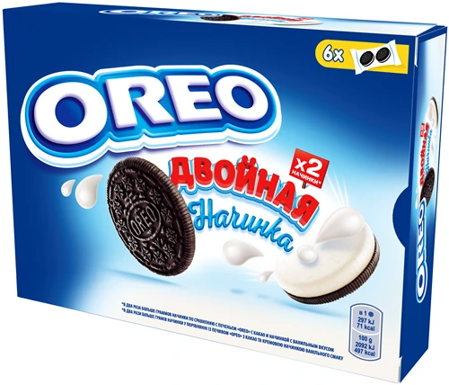 Печенье Oreo Двойная начинка в коробке, 170 г