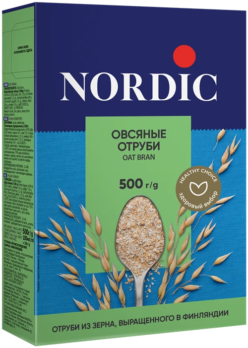 Отруби Nordic Овсяные,