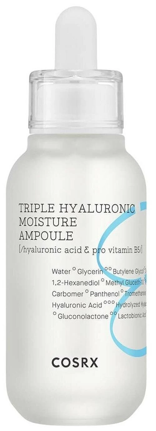 COSRX Triple Hyaluronic Moisture Ampoule Сыворотка для глубокого увлажнения кожи лица с гиалуроновой кислотой