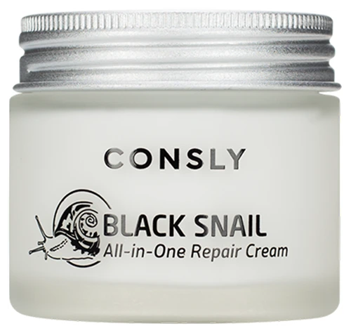 Consly Black Snail All-In-One Repair Cream Многофункциональный крем для лица с муцином черной улитки